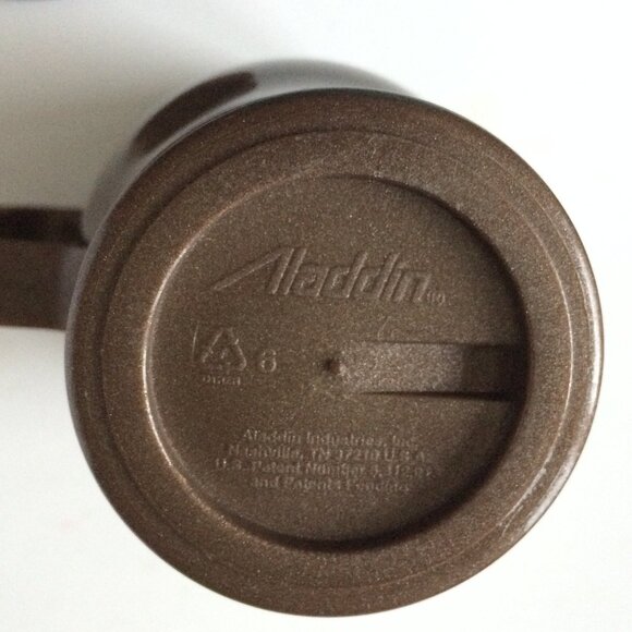 Tim Hortons Aladdin Plastic Coffee Travel Mug Lid Brown - Picture 9 of 9
